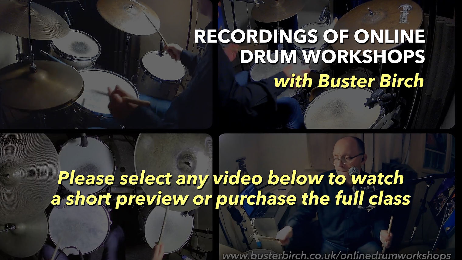 Drum Styles Video Lessons